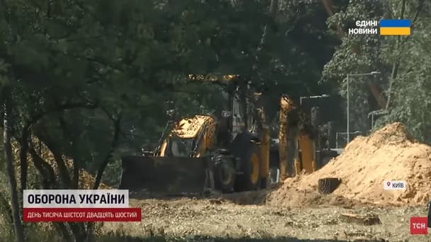 Скандал на Теремках: мешканці протестують проти вирубки парку заради нової теплотраси