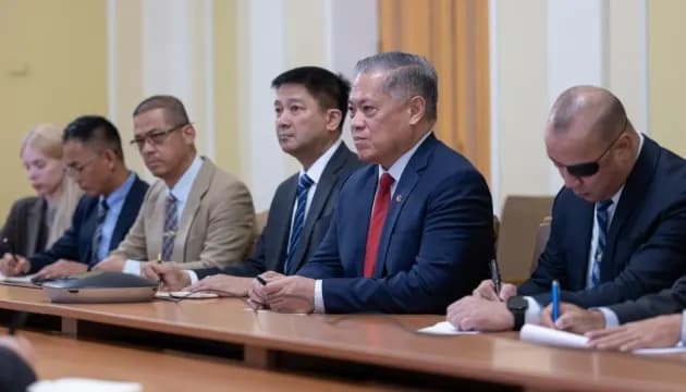 В Україну вперше прибула офіційна делегація Міноборони Філіппін
