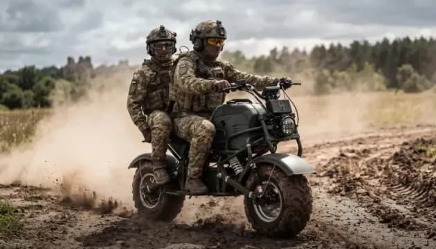 ЗСУ отримали перший вітчизняний електромотоцикл МУЛ.Е
