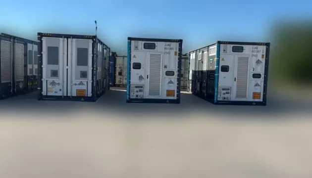 Шість областей України отримали системи накопичення енергії від Швейцарії